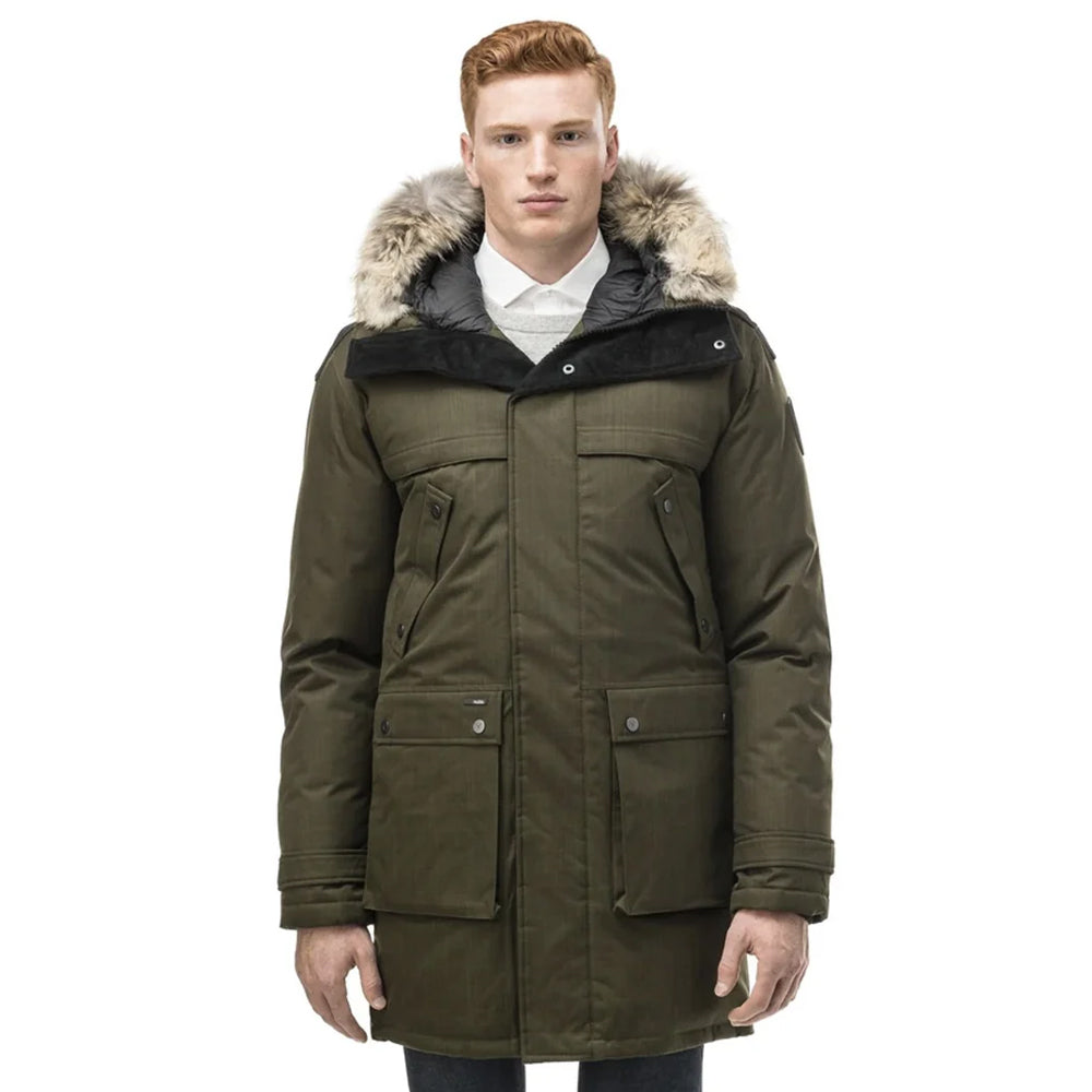 Special Offer Yatesy Men’s Long Parka Fatigue