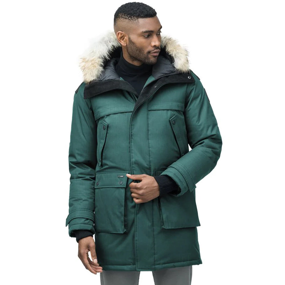 Special Offer Nobis Yatesy Men’s Long Parka Forest