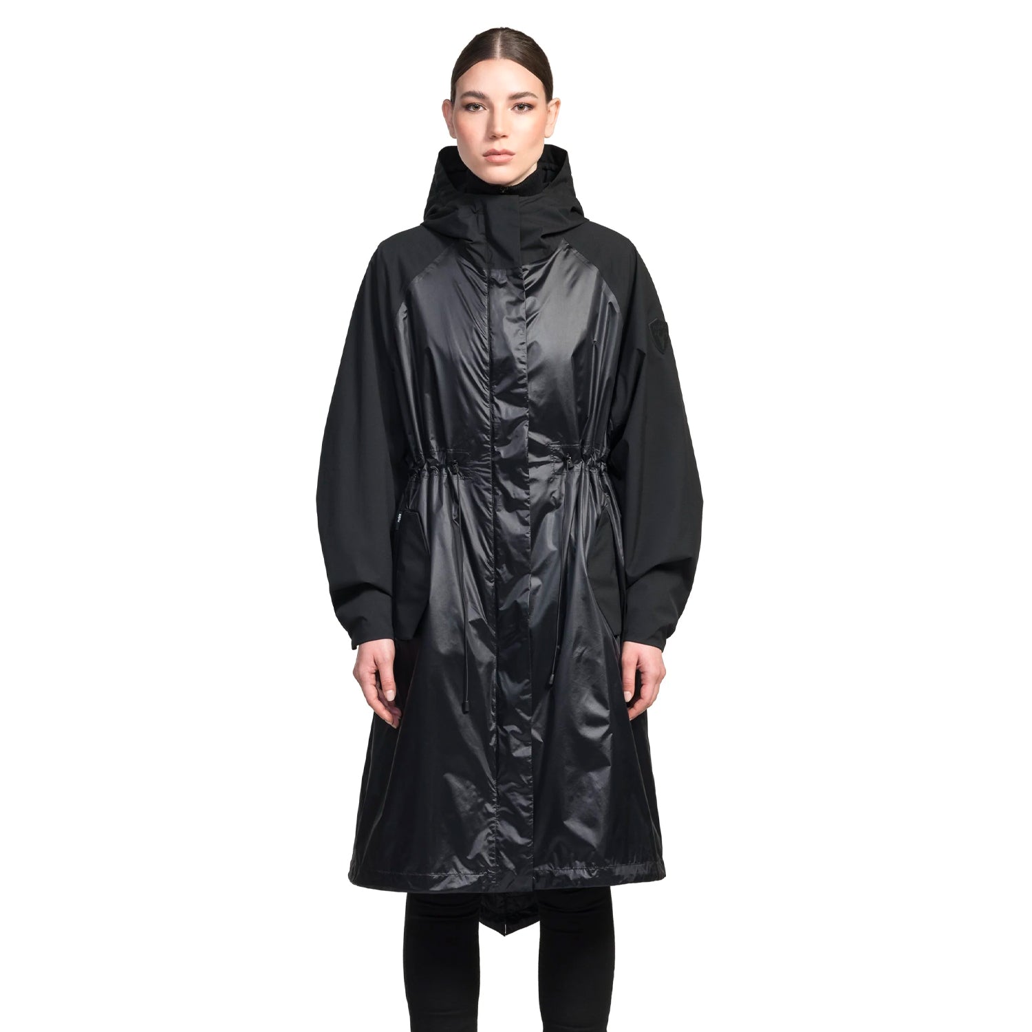 Special Offer Reyna Women’s Packable Long Shell Jacket Black